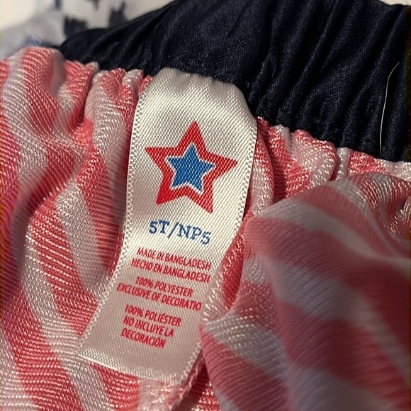 Red White & Blue Stars and Striped Skirt Sz 5T - Picture 5 of 5